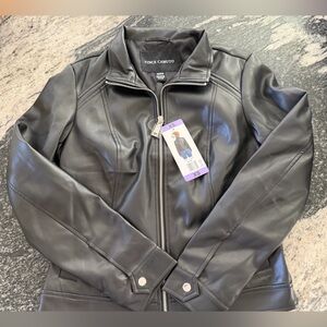 Vince Camuto Black Leather Jacket